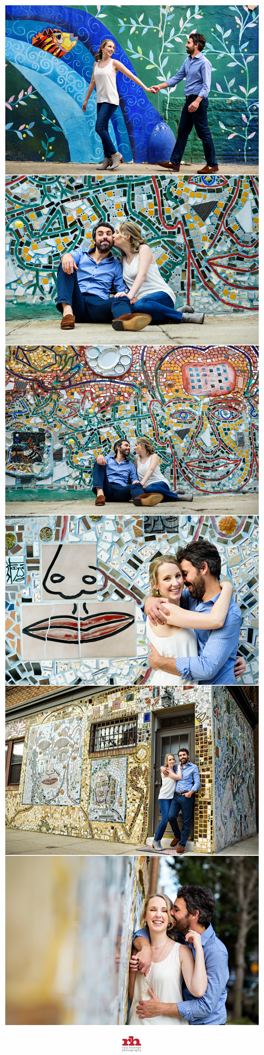 A couple in love during their Philadelphia Engagement Session!